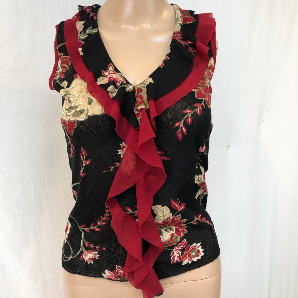 Pure & Simple Collection Sleeveless Blouse Sz 2